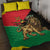 Ethiopia Empire 1270-1974 Quilt Bed Set Lion Of Judah With Ethiopian Cross