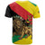 Ethiopia Empire 1270-1974 T Shirt Lion Of Judah With Ethiopian Cross