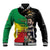 Haile Selassie Baseball Jacket Lion Of Judah Ethiopia Rastafari