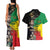 Haile Selassie Couples Matching Tank Maxi Dress and Hawaiian Shirt Lion Of Judah Ethiopia Rastafari