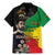 Haile Selassie Family Matching Mermaid Dress and Hawaiian Shirt Lion Of Judah Ethiopia Rastafari