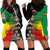 Haile Selassie Hoodie Dress Lion Of Judah Ethiopia Rastafari