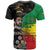 Haile Selassie T Shirt Lion Of Judah Ethiopia Rastafari