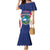 Personalised Liberia Family Matching Mermaid Dress and Hawaiian Shirt Coat Of Arms With Flag Map