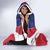 Personalised Liberia Hooded Blanket Coat Of Arms With Flag Map