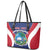 Personalised Liberia Leather Tote Bag Coat Of Arms With Flag Map