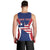 Personalised Liberia Men Tank Top Coat Of Arms With Flag Map