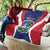 Personalised Liberia Quilt Coat Of Arms With Flag Map