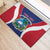 Personalised Liberia Rubber Doormat Coat Of Arms With Flag Map