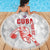 Custom Cuba Basketball Beach Blanket Sporty Style