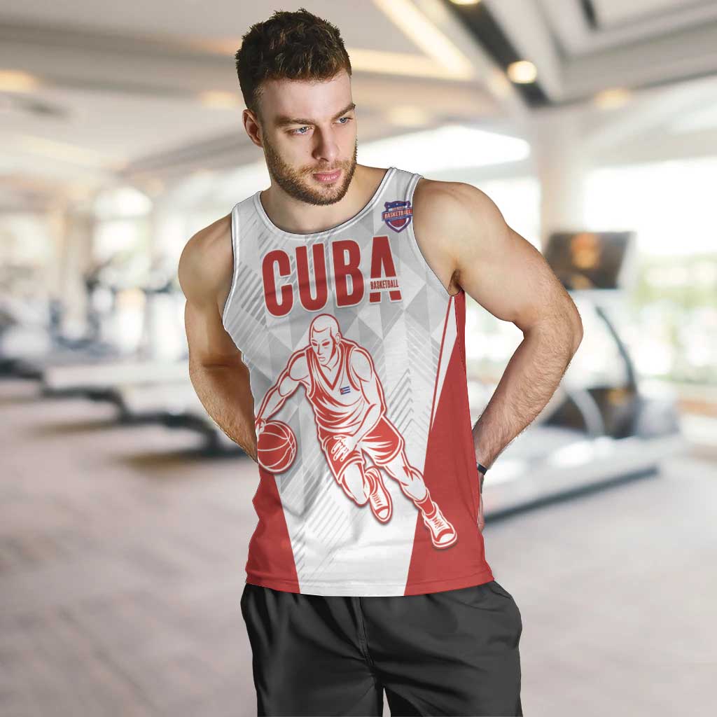 Custom Cuba Basketball Men Tank Top Sporty Style