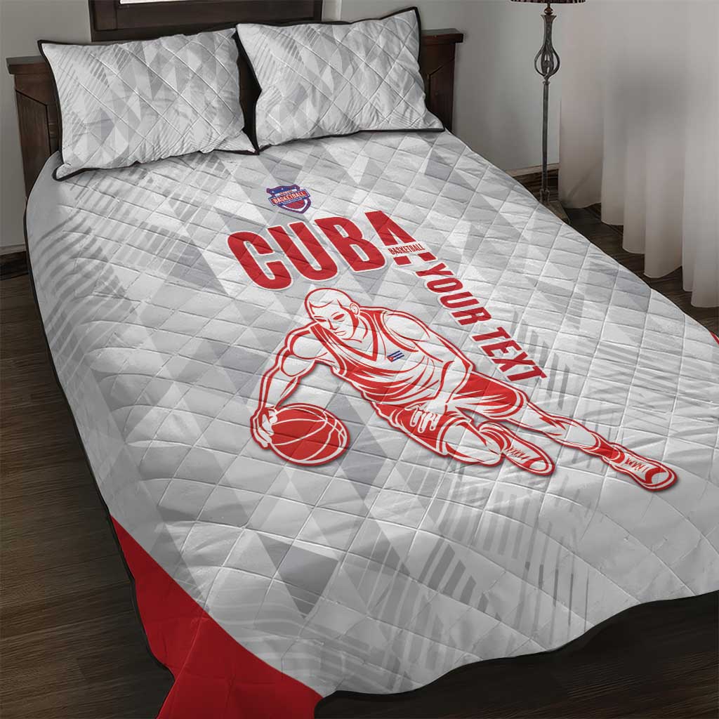 Custom Cuba Basketball Quilt Bed Set Sporty Style