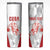 Custom Cuba Basketball Skinny Tumbler Sporty Style