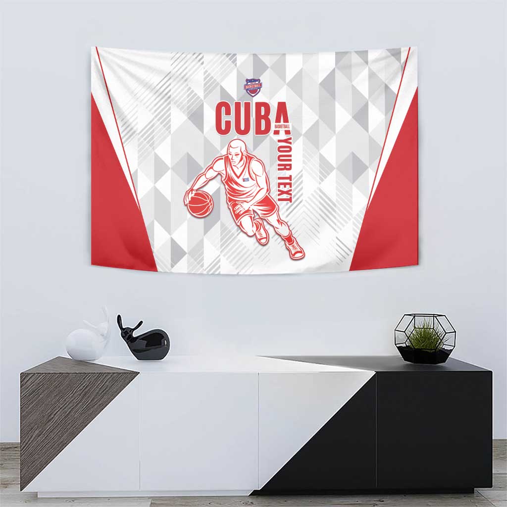 Custom Cuba Basketball Tapestry Sporty Style