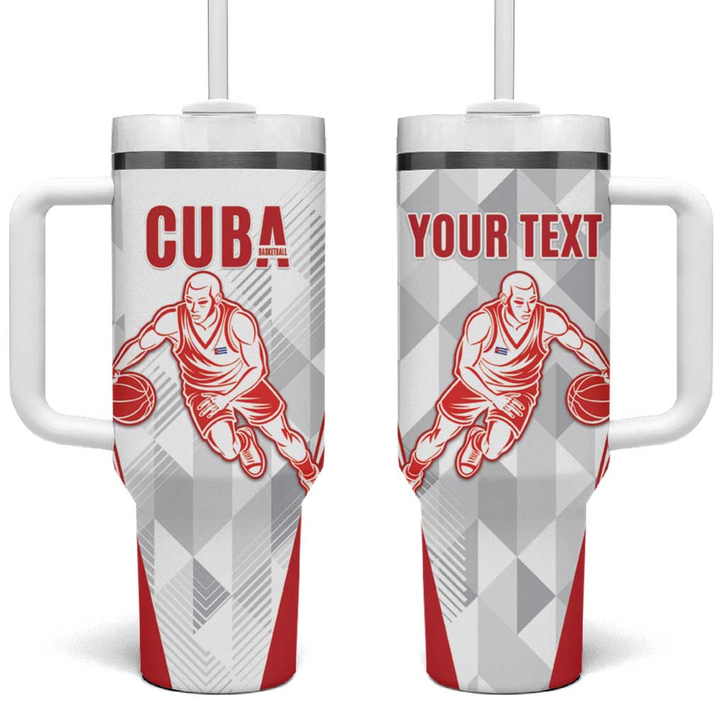 Custom Cuba Basketball Tumbler With Handle Sporty Style