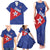 Custom Cuba Basketball Family Matching Tank Maxi Dress and Hawaiian Shirt Flag Style