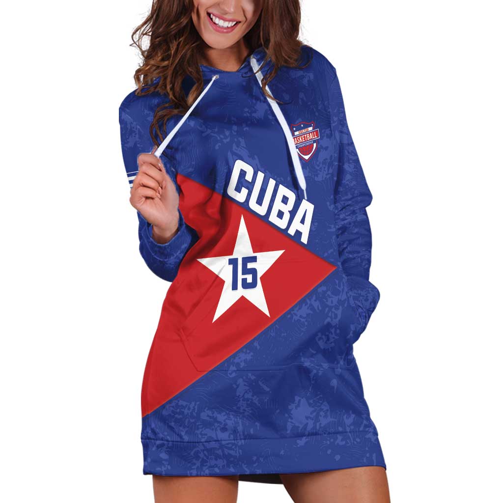 Custom Cuba Basketball Hoodie Dress Flag Style