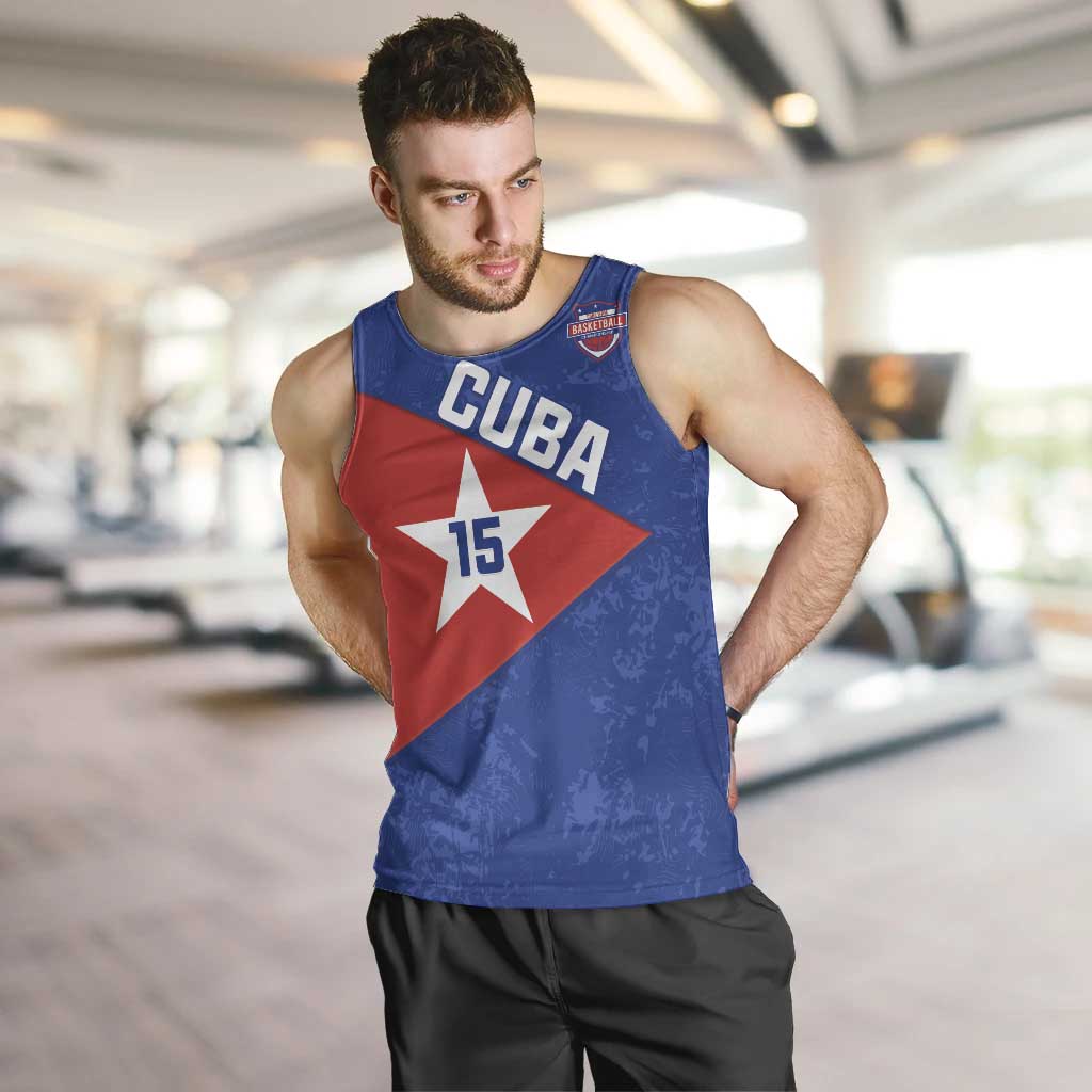 Custom Cuba Basketball Men Tank Top Flag Style