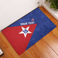 Custom Cuba Basketball Rubber Doormat Flag Style