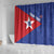 Custom Cuba Basketball Shower Curtain Flag Style