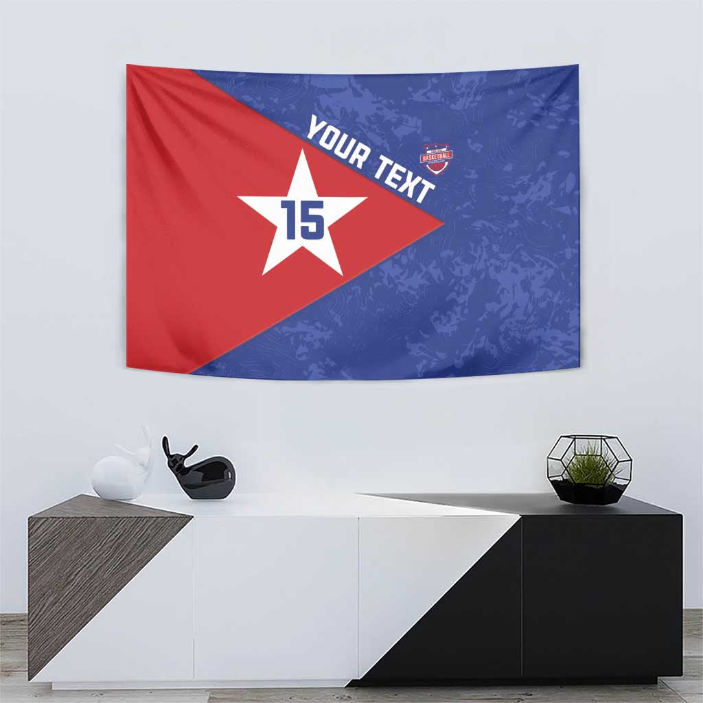 Custom Cuba Basketball Tapestry Flag Style