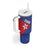 Custom Cuba Basketball Tumbler With Handle Flag Style