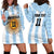 Custom Argentina Basketball Hoodie Dress Go El Alma Argentina