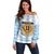 Custom Argentina Basketball Off Shoulder Sweater Go El Alma Argentina