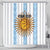 Custom Argentina Basketball Shower Curtain Go El Alma Argentina