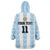 Custom Argentina Basketball Wearable Blanket Hoodie Go El Alma Argentina