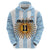 Custom Argentina Basketball Zip Hoodie Go El Alma Argentina