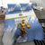 Uruguay Basketball Bedding Set Come On Charruas