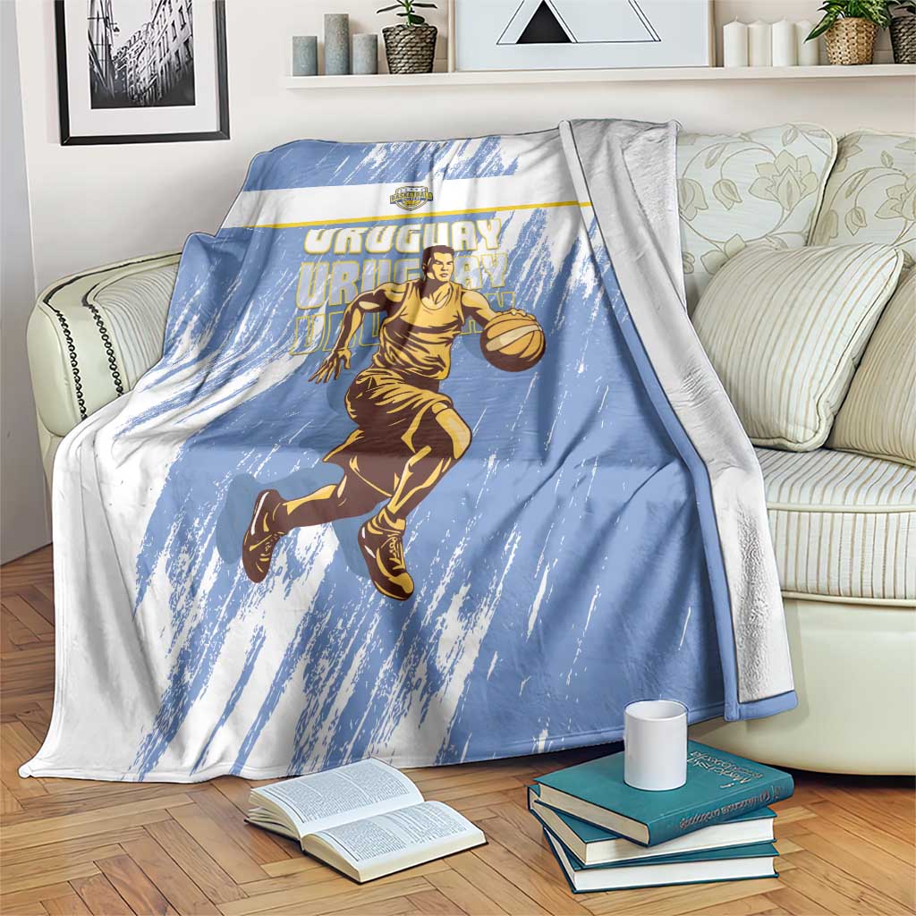 Uruguay Basketball Blanket Come On Charruas