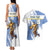 Custom Uruguay Basketball Couples Matching Tank Maxi Dress and Hawaiian Shirt Come On Charruas