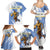 Custom Uruguay Basketball Family Matching Summer Maxi Dress and Hawaiian Shirt Come On Charruas