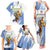 Custom Uruguay Basketball Family Matching Tank Maxi Dress and Hawaiian Shirt Come On Charruas