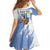 Custom Uruguay Basketball Kid Short Sleeve Dress Come On Charruas