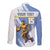 Custom Uruguay Basketball Long Sleeve Button Shirt Come On Charruas