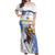 Custom Uruguay Basketball Off Shoulder Maxi Dress Come On Charruas