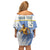 Custom Uruguay Basketball Off Shoulder Short Dress Come On Charruas