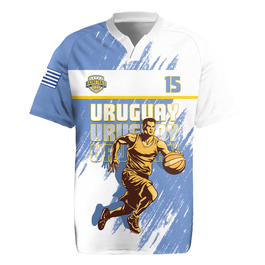 Custom Uruguay Basketball Rugby Jersey Come On Charruas