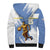 Custom Uruguay Basketball Sherpa Hoodie Come On Charruas