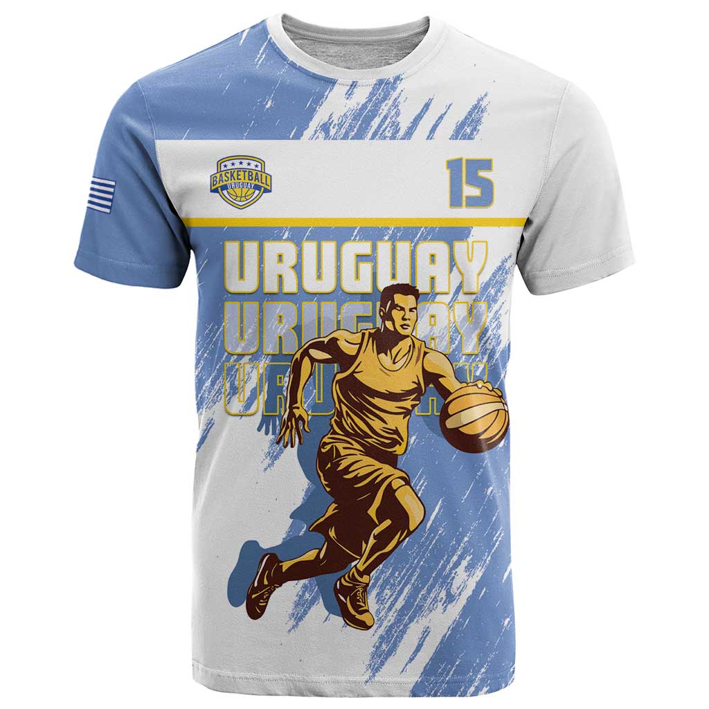 Custom Uruguay Basketball T Shirt Come On Charruas