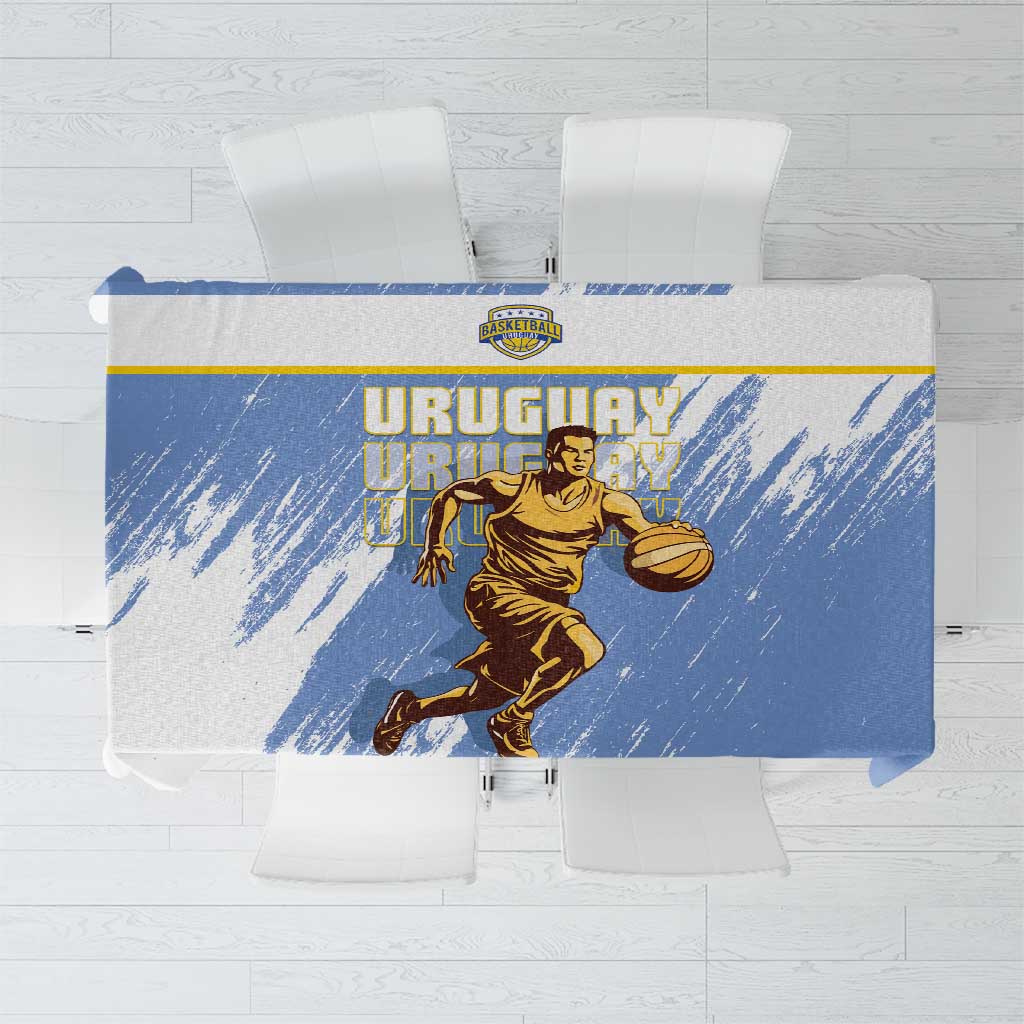 Uruguay Basketball Tablecloth Come On Charruas