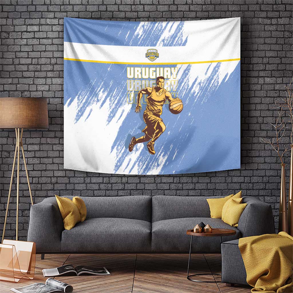 Uruguay Basketball Tapestry Come On Charruas