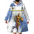 Custom Uruguay Basketball Wearable Blanket Hoodie Come On Charruas