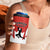 Custom Canada Basketball 4 in 1 Can Cooler Tumbler Go Champions Team Canada