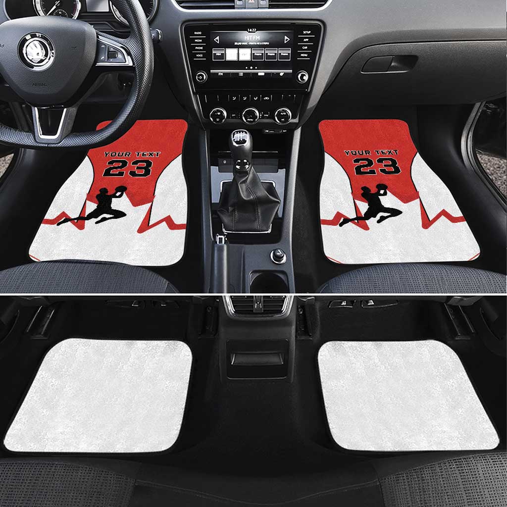 Custom Canada Basketball Car Mats Go Champions Team Canada