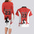 Custom Canada Basketball Couples Matching Long Sleeve Bodycon Dress and Hawaiian Shirt Go Champions Team Canada