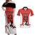 Custom Canada Basketball Couples Matching Off Shoulder Maxi Dress and Hawaiian Shirt Go Champions Team Canada